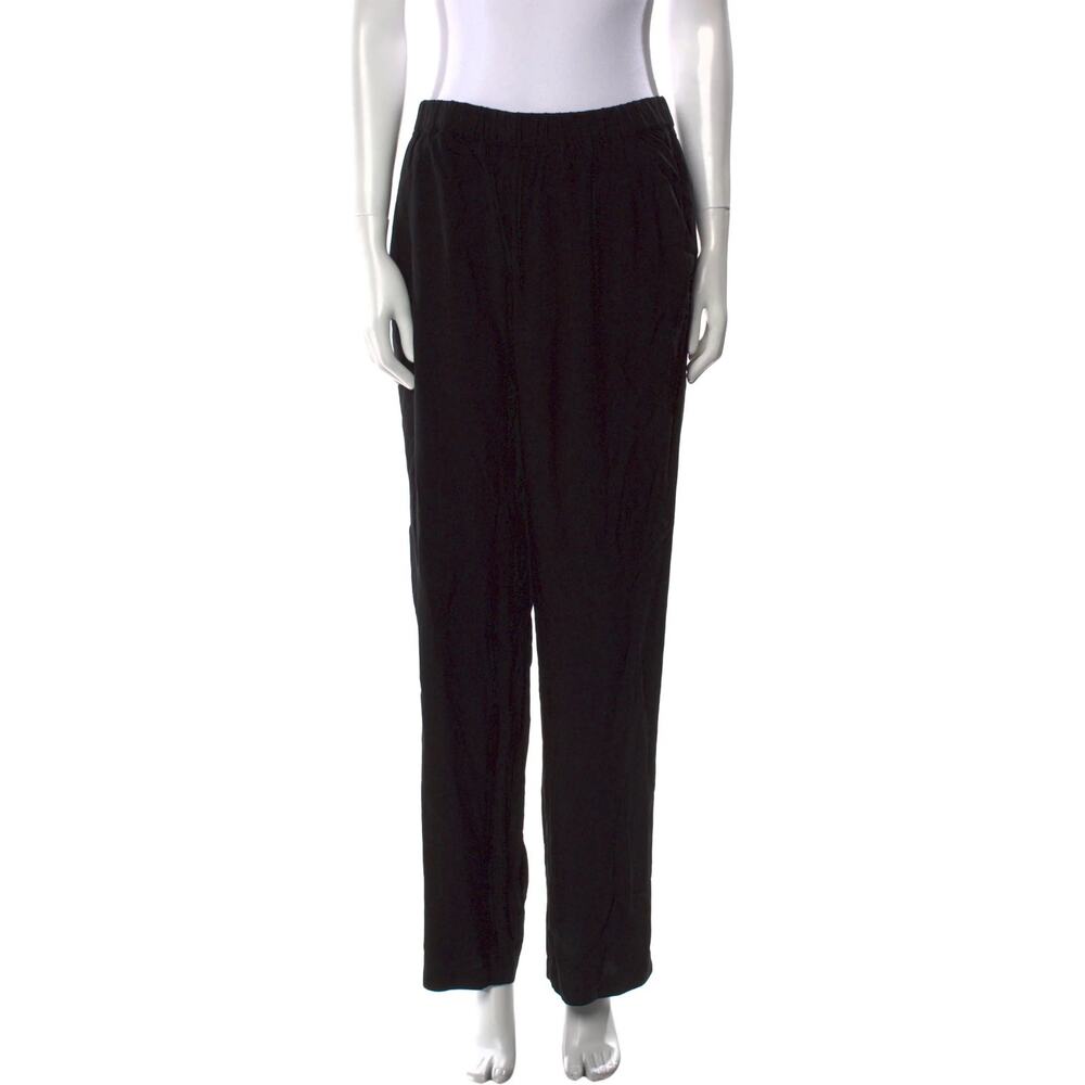 KULE Women’s Wide Leg High Rise 100% Rayon Black Pant Size XL